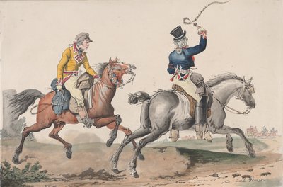 Route de Poste by Philibert Louis Debucourt