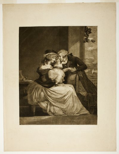 They Are Happy by Philibert Louis Debucourt