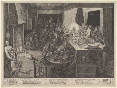 The Death of the Virgin by Philip Galle