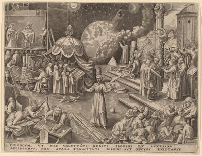 Temperance by Philip Galle after Pieter Bruegel the Elder