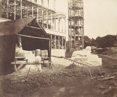 Carving a Sphinx by Philip Henry Delamotte