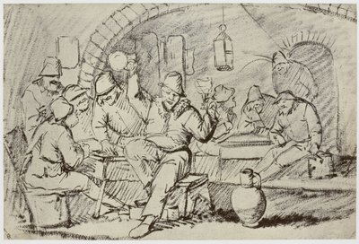 Hemskirk [Van Heemskerck?], Boors Carousing by Philip Henry Delamotte