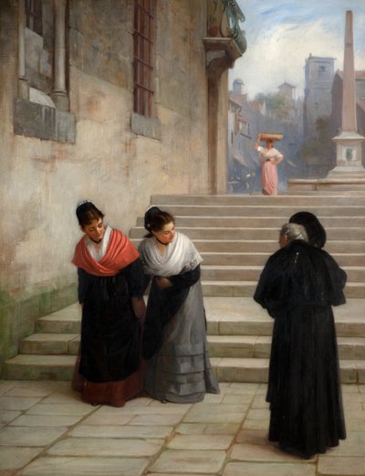 His Reverence, 1876 by Philip Hermogenes Calderon