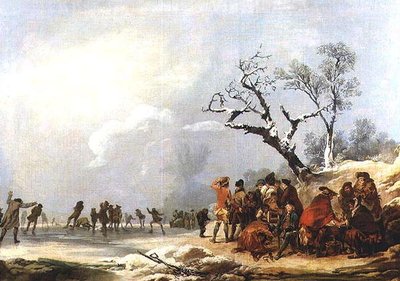 Skating Scene by Philip James de Loutherbourg