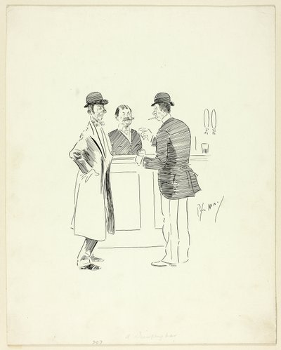 A Drinking Bar by Philip William May