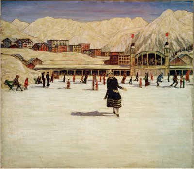 Ice Rink in Davos by Philipp Bauknecht