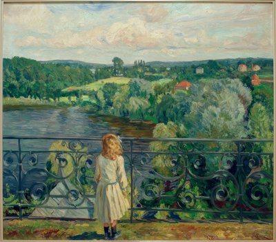 On the Terrace by Philipp Franck