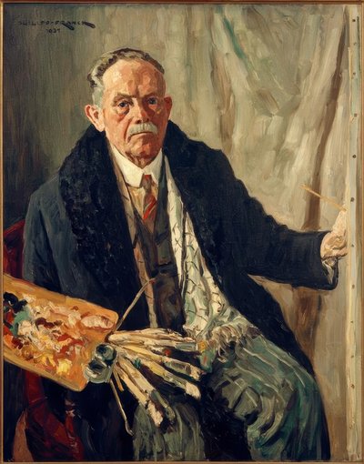 Self-Portrait in a Coat by Philipp Franck