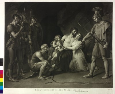 Arrest of Julius Sabinus by Philipp Friedrich Hetsch