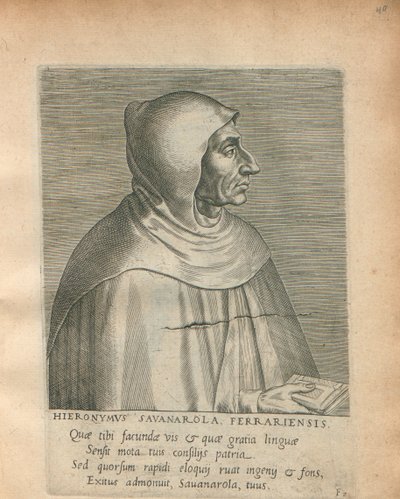 Girolamo Savonarola by Philipp Galle