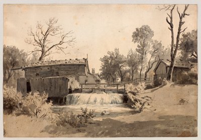Mill on the Stream near Schliersee by Philipp Röth