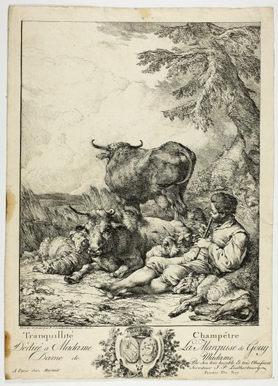 Tranquil Peasant by Philippe Jacques de Loutherbourg II