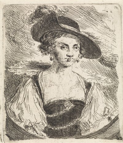 Portrait of Helena Fourment by Philippe Lambert Joseph Spruyt