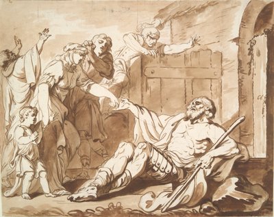 The Blind Belisarius by Philippe Louis Parizeau