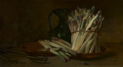 Still Life with Asparagus by Philippe Rousseau