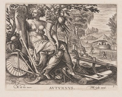 Autumn, from Four Seasons by Philips Galle