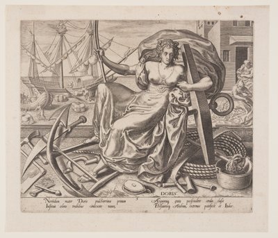 Doris, from The Occupations by Philips Galle