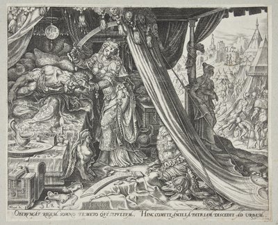Judith Slaying Holofernes by Philips Galle