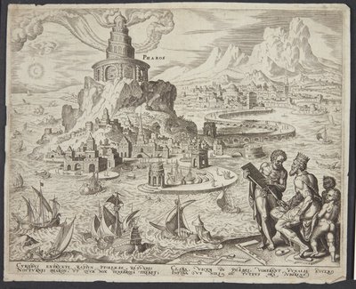 The Lighthouse at Alexandria by Philips Galle
