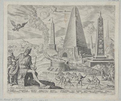 The Pyramids of Egypt by Philips Galle