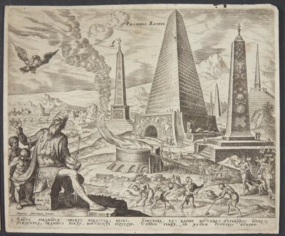 The Pyramids of Egypt by Philips Galle