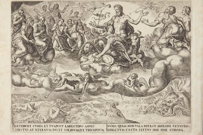 The Triumph of Christ or Eternity by Philips Galle