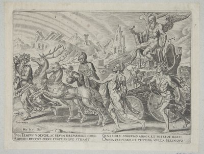 The Triumph of Time by Philips Galle