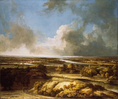 A Panoramic Landscape by Philips Koninck