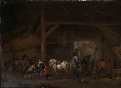 A Stable by Philips Wouwerman