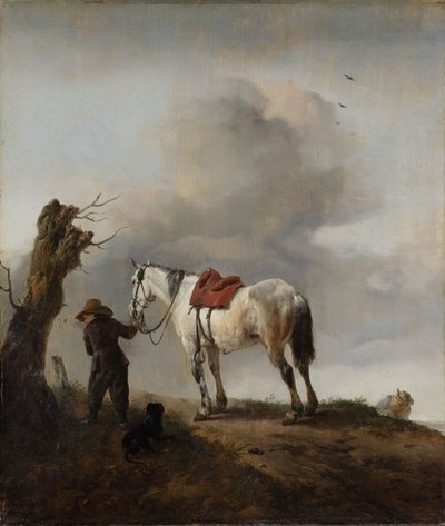 The Grey Horse, c.1646 by Philips Wouwerman
