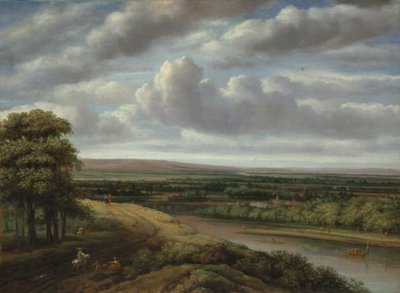 An Extensive Wooded Landscape by Phillips de Koninck