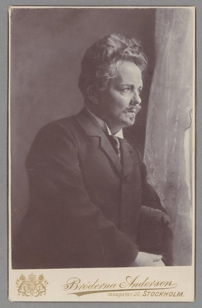 August Strindberg by Photo studio Andersson Bros.