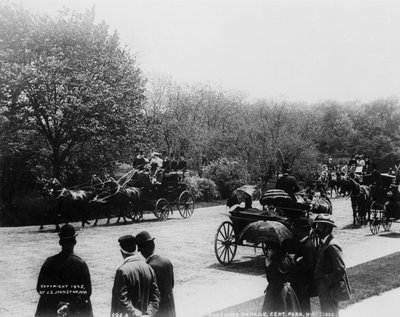 Coaching, Central Park by Photographer American