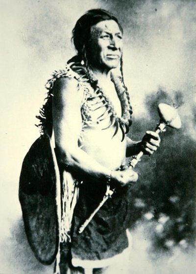White Swan, Warrior by Photographer American