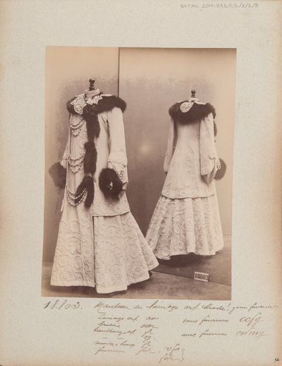 Album Page: House of Worth, Coat by Photographer French