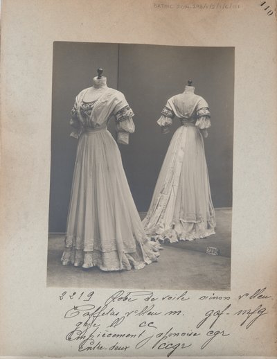 Album Page: House of Worth, Costume by Photographer French
