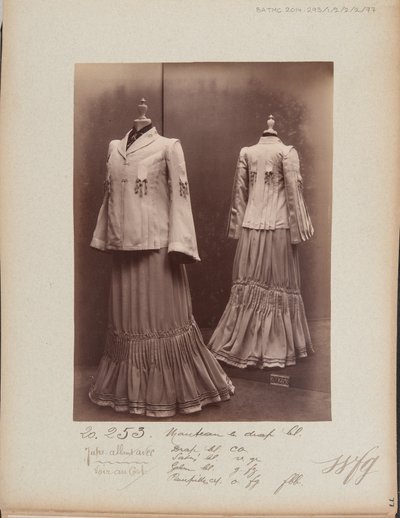 Album Page: House of Worth, Jacket by Photographer French