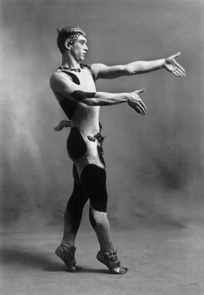 Vaslav Nijinsky as a Faun by Photographer French