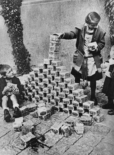 Hyperinflation of German Currency by Photographer German