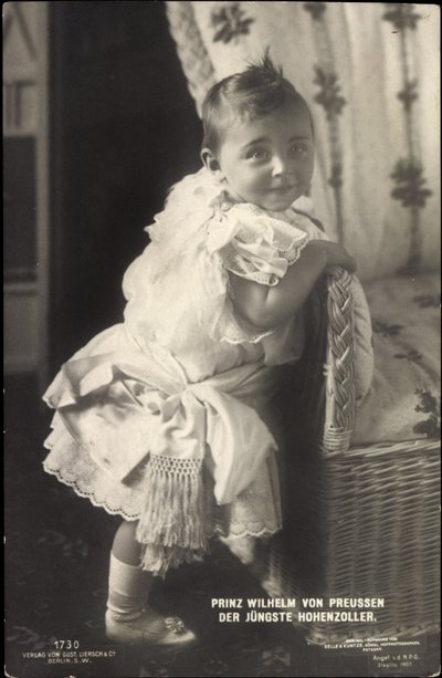 Prince William of Prussia, the youngest Hohenzoller by Photographer German