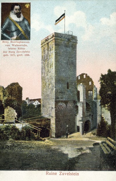 Ruins of Zavelstein Castle, Germany by Photographer German