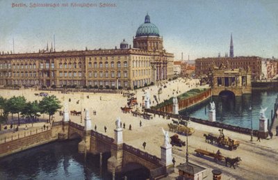 Schlossbruecke and Royal Palace, Berlin, Germany by Photographer German