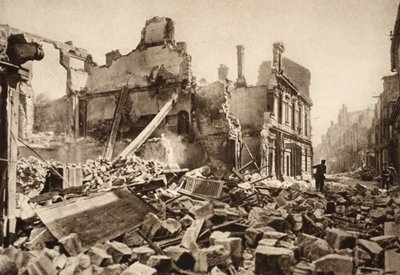 View of Rue St. Martin, Soissons by Photographer German