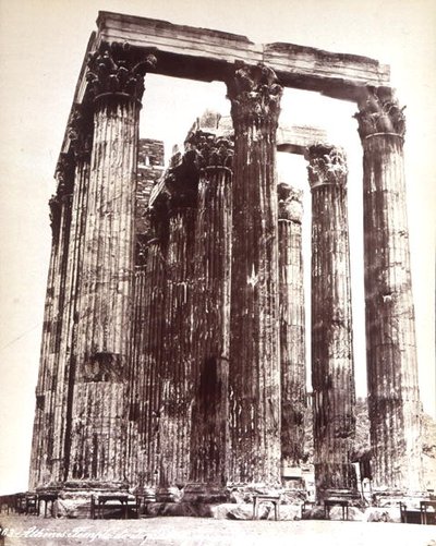 Temple of Zeus at Olympia by Photographer Italian