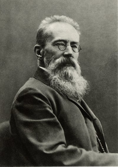 Nikolay Andreievich Rimsky-Korsakov by Photographer Russian