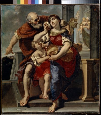 Hagar Leaves the House of Abraham by Pier Francesco Mola