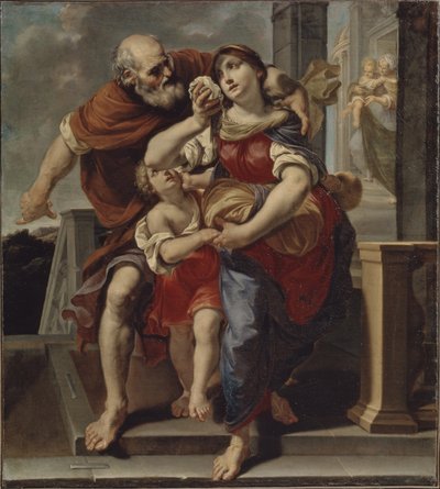 Hagar Leaves the House of Abraham by Pier Francesco Mola