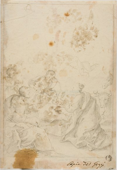 Adoration of the Shepherds by Pier Leone Ghezzi