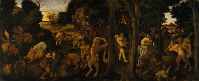 A Hunting Scene by Piero di Cosimo