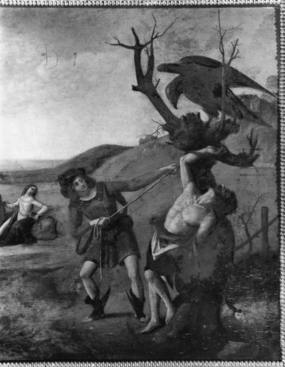 The Myth of Prometheus (detail) by Piero di Cosimo